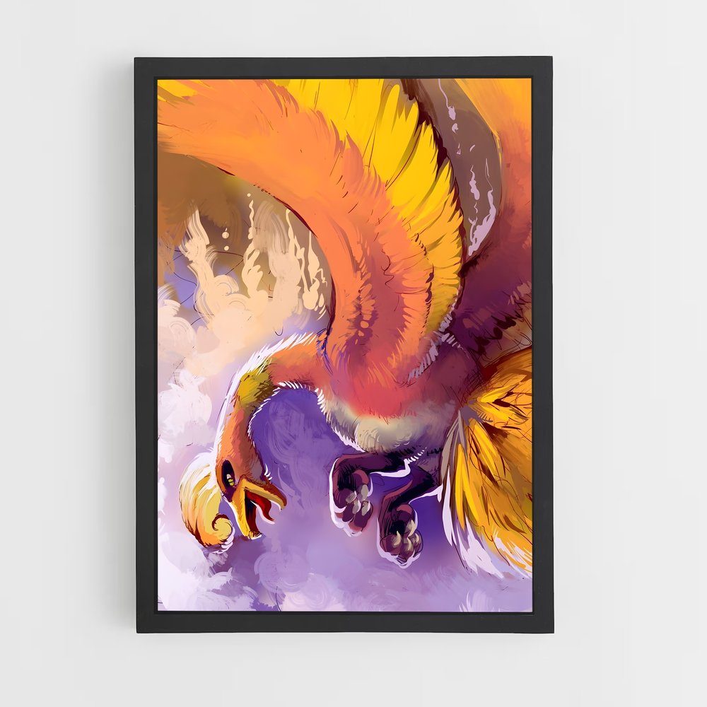 Poster L'Oiseau d'Or – affiche Pokemon (vue 2)